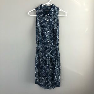 Banana Republic Sleeveless Belted Shirt Dress 8